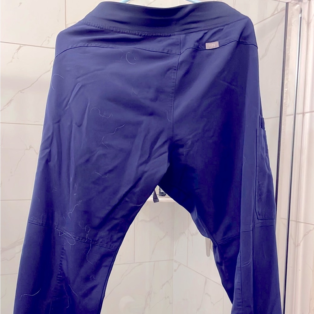 FIG Clothing Kade Cargo Scrub Pants in Navy